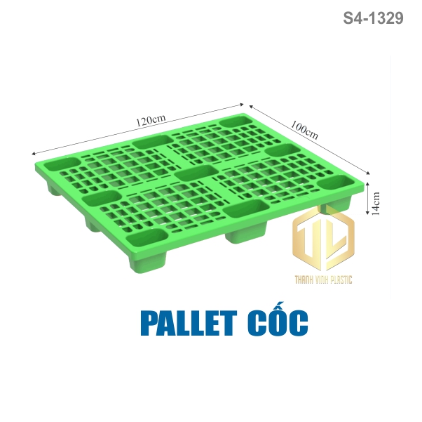 pallet coc s41329 xanh la