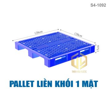 pallet lien khoi 1 mat s41092 xanh duong