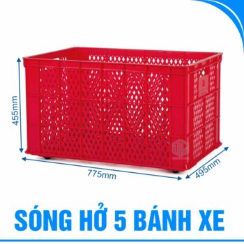 song ho 4t5 co 5 banh xe mau do