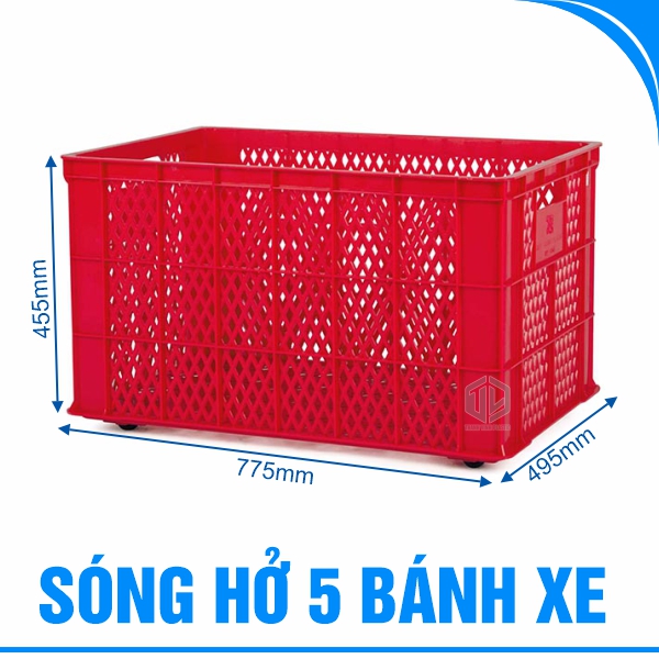 song ho 4t5 co 5 banh xe mau do