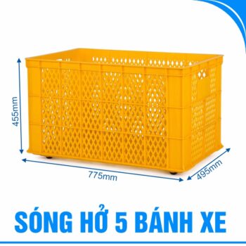 song ho 4t5 co 5 banh xe mau vang