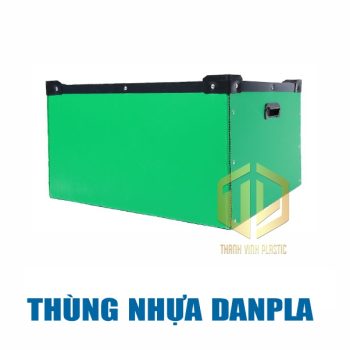 thùng nh?a danpla xanh lá