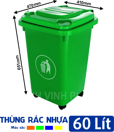 thung rác 60 lít