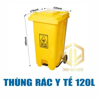 thùng rác y t? 120l