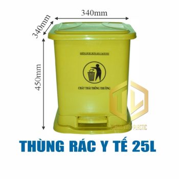 thung rac y te 25l