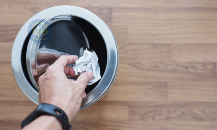 Thùng rác inox v?n phòng