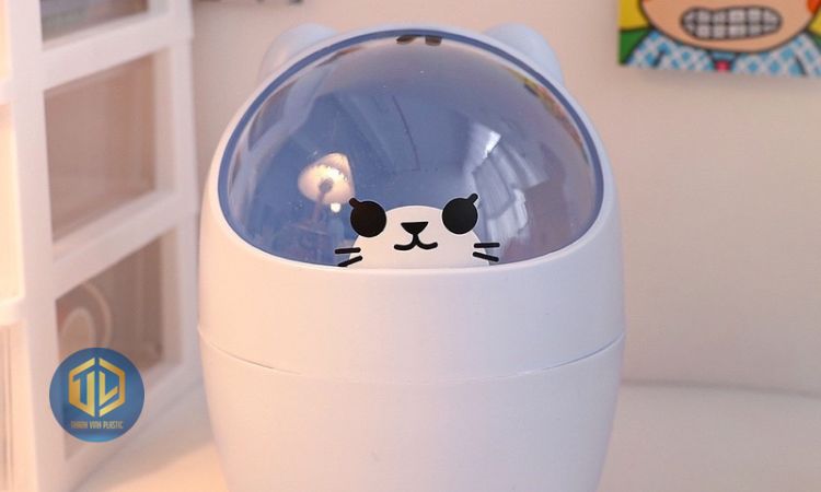TOP thùng rác mini ?? bàn v?n phòng ??p b?n và d? th??ng