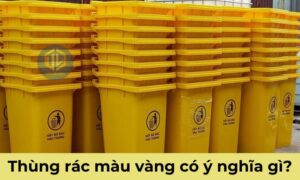 Thùng rác màu vàng có y ngh?a gì?