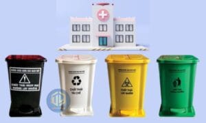 Quy ??nh màu s?c thùng rác y t?
