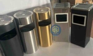 Nh?ng m?u thùng rác g?t tàn inox