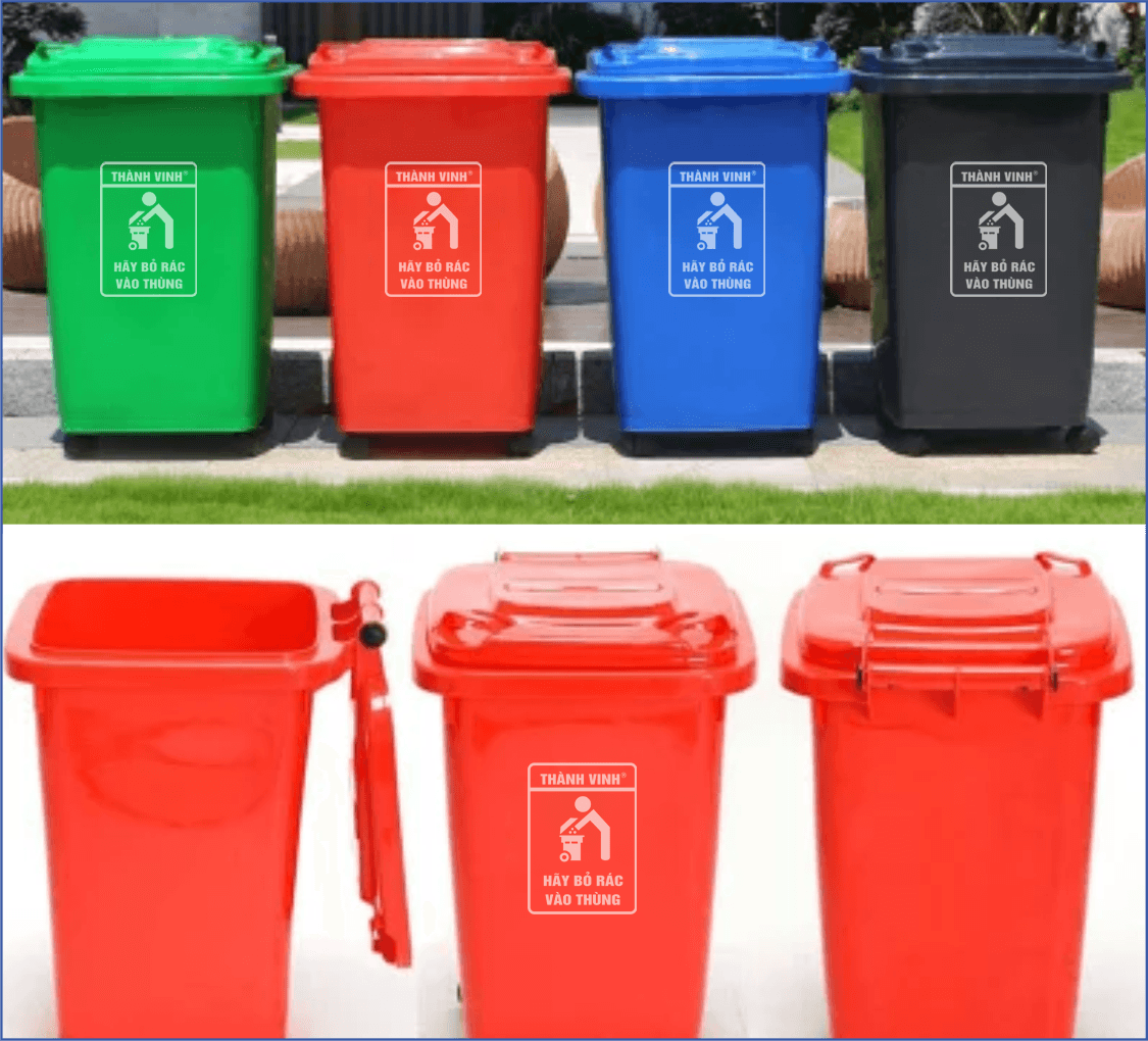 thùng rác nh?a 60 lít