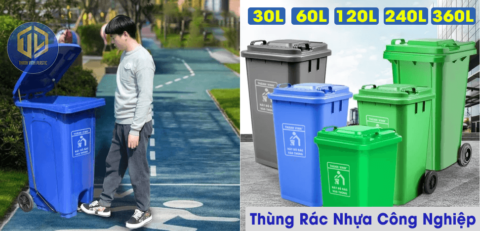thùng rác nh?a c?ng nghi?p Qu?n 5