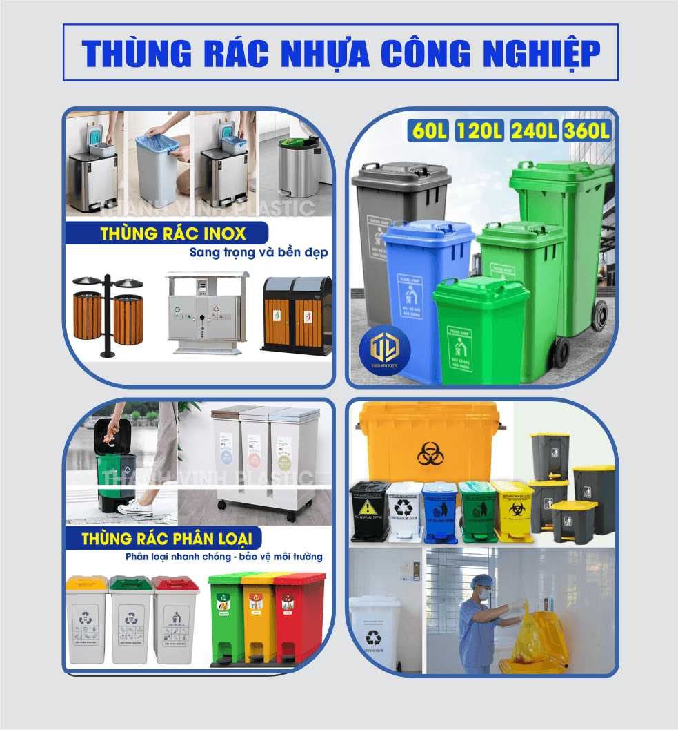 thùng rác nh?a t?i th? ??c