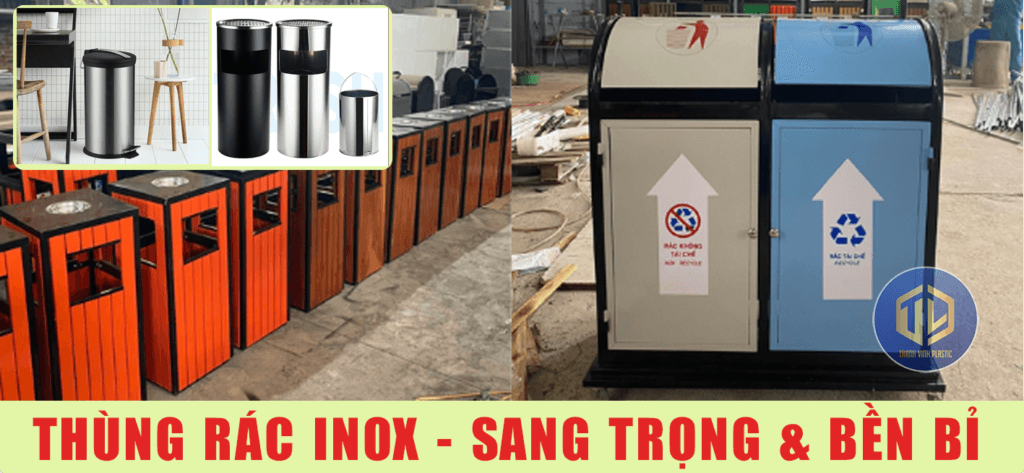 Thùng rác inox T?i qu?n Bình Th?nh