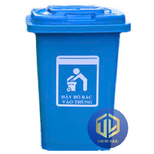 thung rác nh?a 30 lít màu xanh d??ng