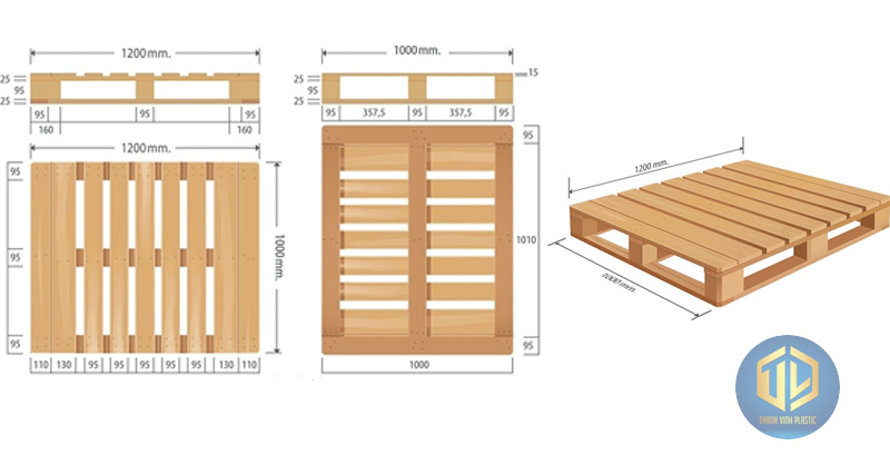 Tìm hi?u v? kích th??c pallet g? tiêu chu?n