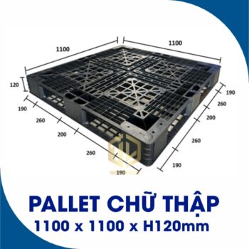 Pallet ch? th?p 1100x1100x120mm
