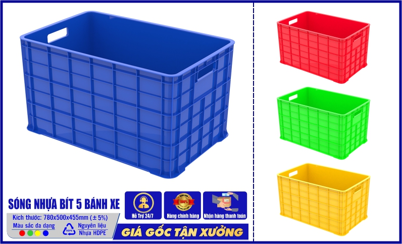 Sóng nh?a bít 5 bánh xe