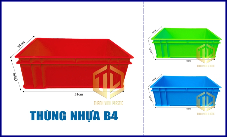 Thùng nh?a ??c B4