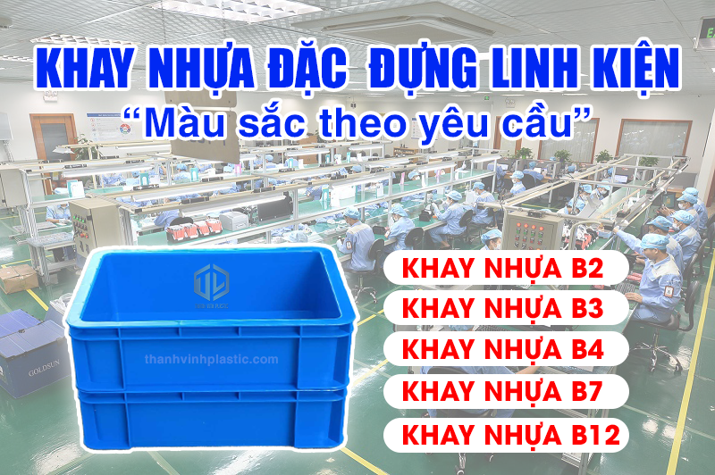 Khay nh?a ??ng linh ki?n