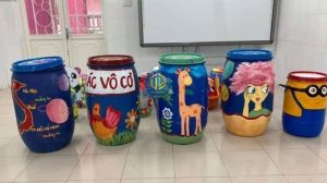 cach lam thung rac 5