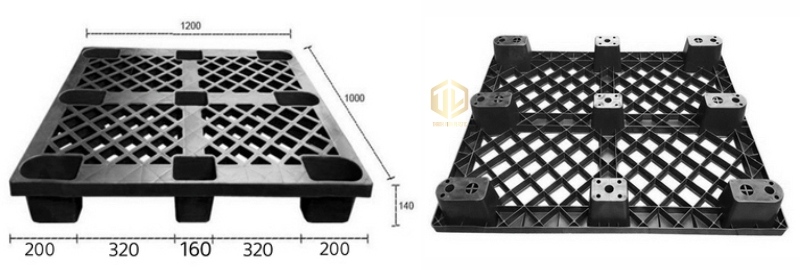 Pallet nh?a 1200x1000x140mm