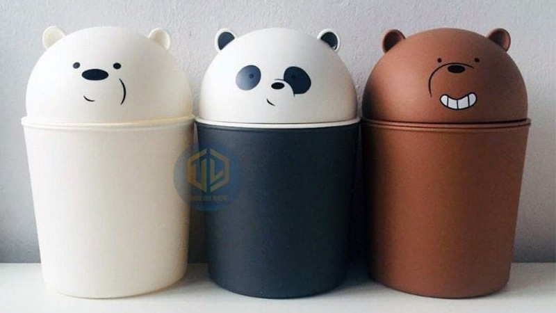 12+ m?u thùng rác mini nh? c?c cute và d? th??ng
