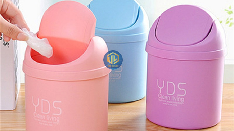 TOP thùng rác mini ?? bàn v?n phòng ??p b?n và d? th??ng