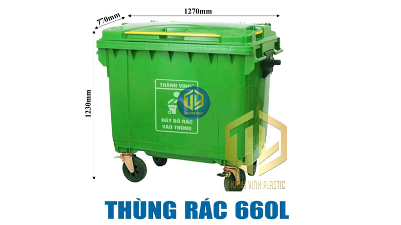 TOP 4 thùng rác 660 lít dung tích l?n bán ch?y nh?t th? tr??ng